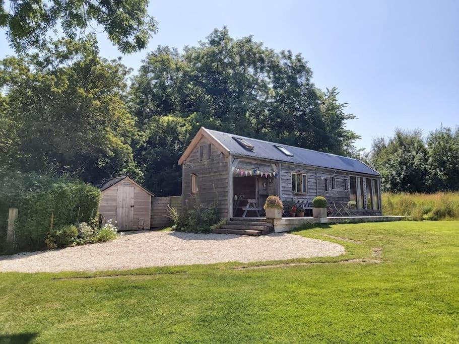 Log Cabin At The Old Summer Dairy Glastonbury Somerton  Εξωτερικό φωτογραφία