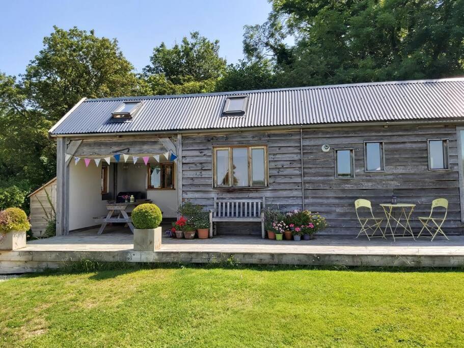 Log Cabin At The Old Summer Dairy Glastonbury Somerton  Εξωτερικό φωτογραφία